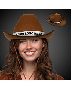Brown Cowboy Hat with Band