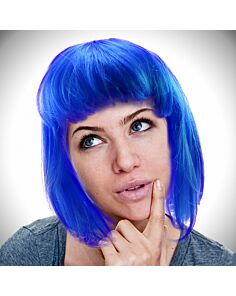 Neon Blue Wig