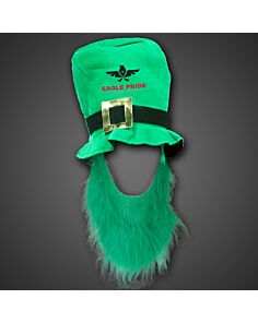 St. Patrick's Top Hat with Green Beard 