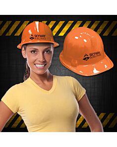 Orange Plastic Construction Hat 