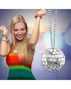 Mirror Ball Disco Necklaces