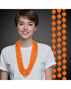 Orange Mardi Gras Beads