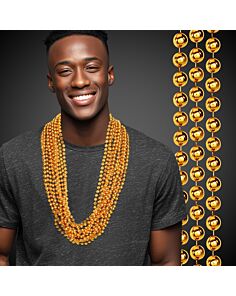 Metallic Gold Mardi Gras Beads