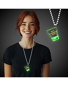 Jade LED 2oz Shot Glass Medallion