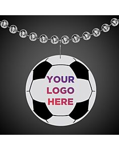 Soccer Ball Plastic Medallion Badges