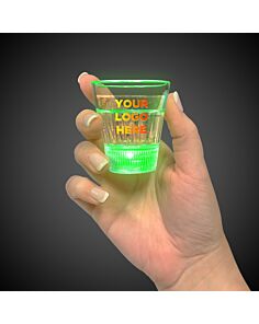 Light Up Green Shot Glass