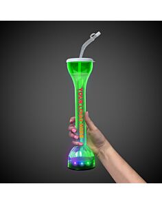 Transparent Green LED Yard Glass