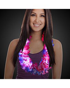 Light Up Flower Leis - 33 Inch