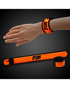 Orange LED Slap Bracelet