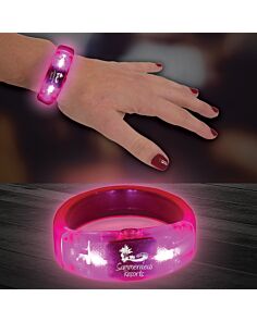 Pink LED Bangle Bracelet 
