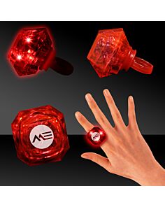 Red Light Up Diamond Rings