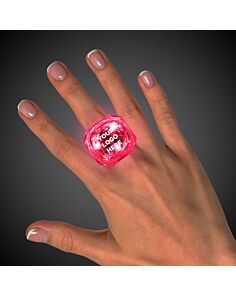 Pink Light Up Diamond Rings