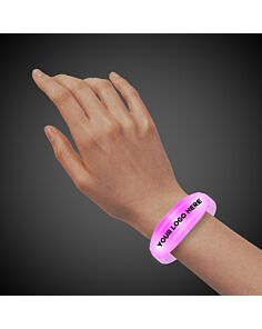 Pink LED Stretchy Bangle Bracelets