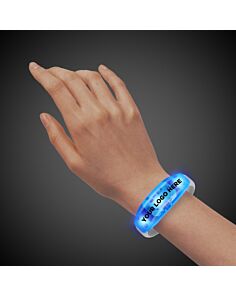 Blue LED Stretchy Bangle Bracelets 