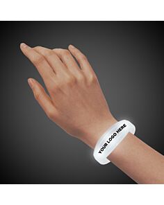 White LED Stretchy Bangle Bracelets 