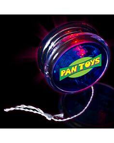 2" Blue with Red LED Yoyo