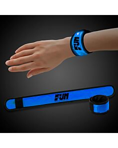 Blue LED Slap Bracelet