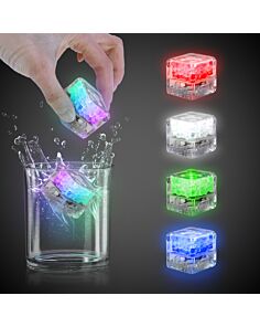 Blank Liquid Activated Light Up Ice Cubes- Variety of Colors 