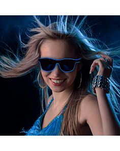 Blue LED EL Sunglasses 