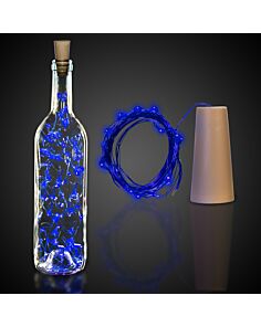 Blue Cork String Light Set