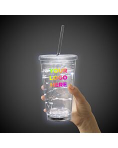 White String Light 16oz LED Cup