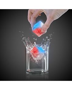 Blank RED-WHITE-BLUE Lited Ice Cubes 