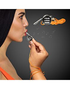 Metal  Referee Whistle with Lanyard 