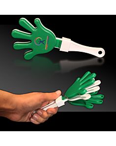 Green & White Hand Clappers 