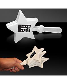 White Star Shape Hand Clappers