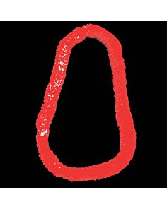 Red 34" Plastic Leis 