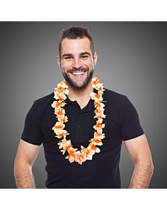 Orange Flower Leis 