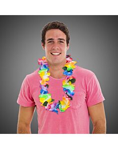Multi Color Tie Dye Lei 