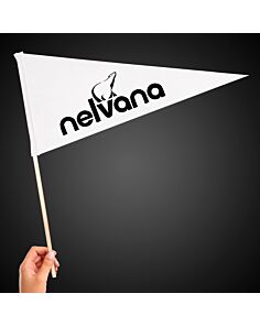 White Felt Pennant Flag