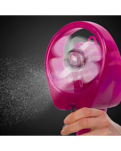 Pink Water Spray Fan