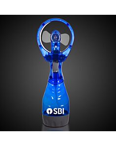 Blue Water Spray Fan
