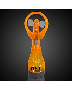 Orange Water Spray Fan