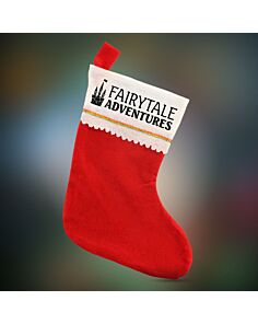 Red Felt Christmas Stocking - Imprinted 