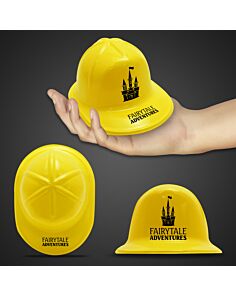 Mini Yellow Plastic Construction Hat 