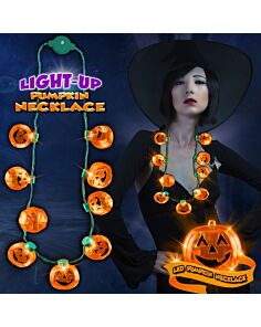 Pumpkin LED Necklace 