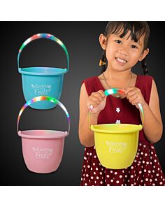 Light Up Easter Bucket - 3 Asst Colors