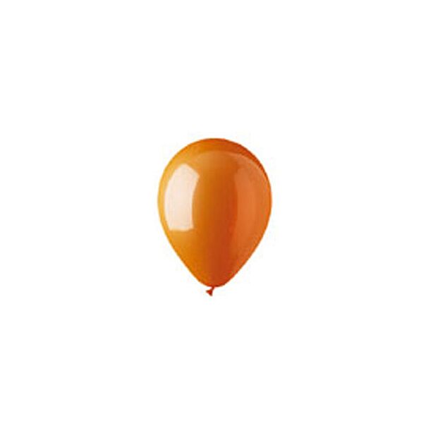 Orange Crystal Latex Balloons - 12 Inch, 100 Pack