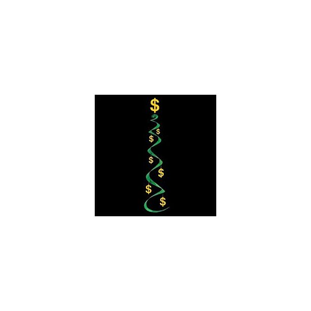 Dollar Sign Hanging Whirl Decoration
