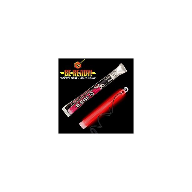 6'' Red "Be Ready" Safety Light Stick