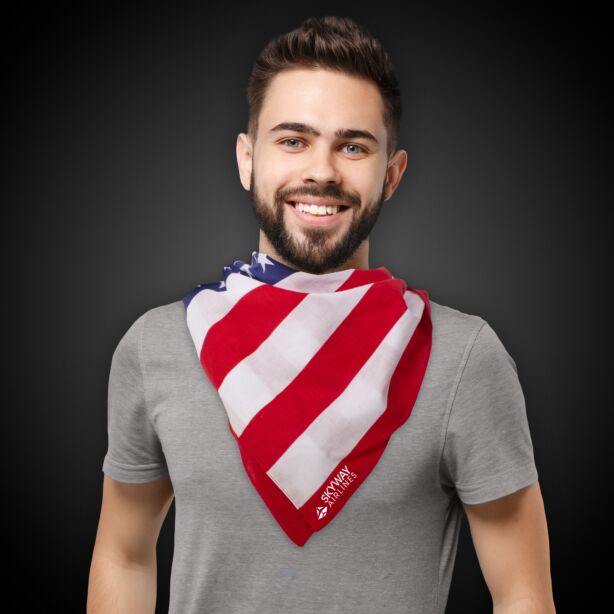 22" x 22" US Flag Bandana