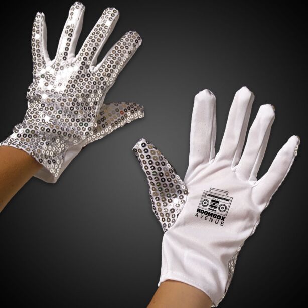 Sequin Glove Left Hand 
