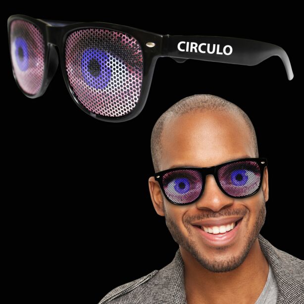 Big Blue Eye Billboard Sunglasses 