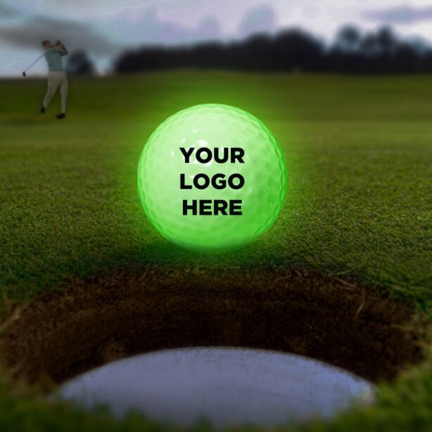 Green Night Flyer Golf Ball 