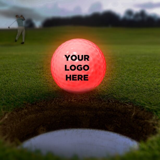 Red Night Flyer Golf Ball 