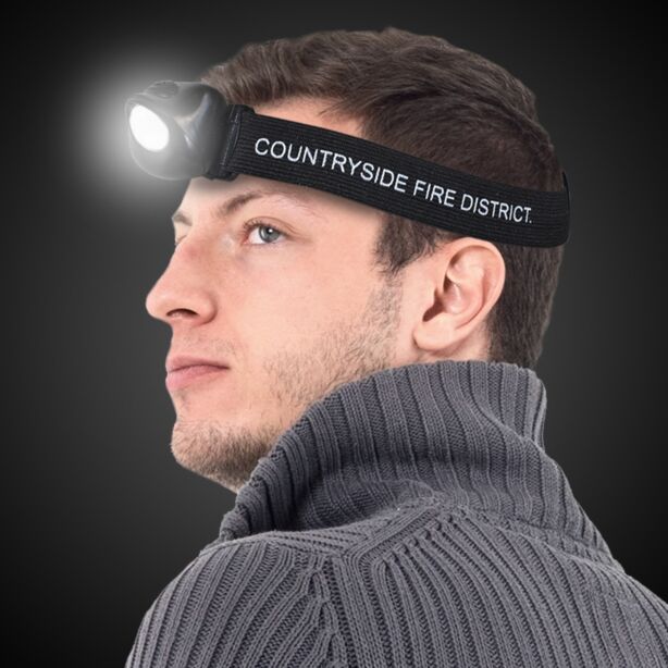 2 1/4" Head Light with Elastic Headband 
