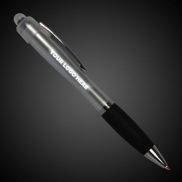 Silver LED Stylus Pen